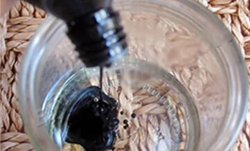 Birch tar from the parasites in the body